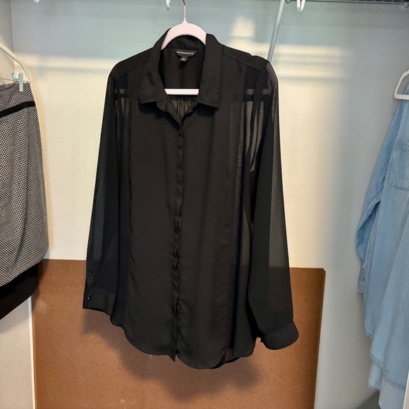 Rock & Republic Tops - Rock & Republic Sheer Shirt